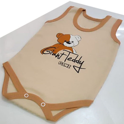 بادی نوزادی مدل تدی کد 4036 رنگ کرم