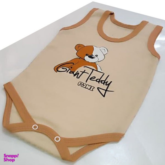 بادی نوزادی مدل تدی کد 4036 رنگ کرم