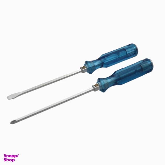 پیچ گوشتی دوسو و چهارسو مدل آیس راک کد YP-ZARBEKHOR-26.5CM مجموعه 2 عددی