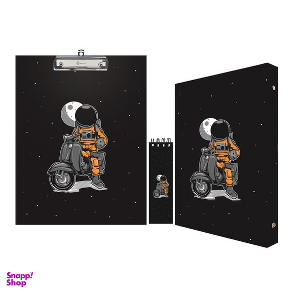 بسته لوازم تحریر پدیده نقش مدل فضانورد بسته 3 عددی