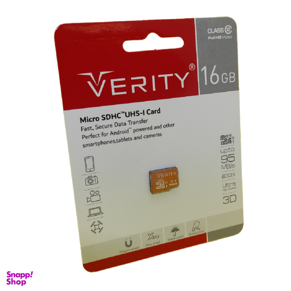 کارت حافظه microSDHC وریتی مدل Final 600X کلاس 10 استاندارد UHS-I U1 سرعت 90MBps ظرفیت 16 گیگابایت