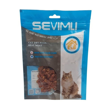 تشویقی گربه سویملی مدل نگینی طعم مرغ و توت فرنگی وزن 80 گرم