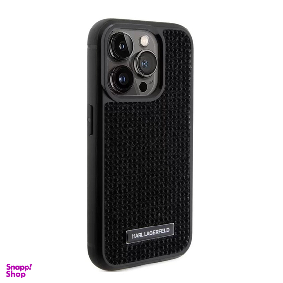 کاور گوشی موبایل کارل لاگرفلد مدل Rhinestone مناسب برای اپل iPhone 15 Pro Max