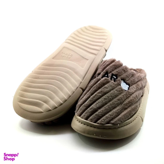 دمپایی پولیشی مردانه مدل بیر کد 039 رنگ قهوه‌ ای