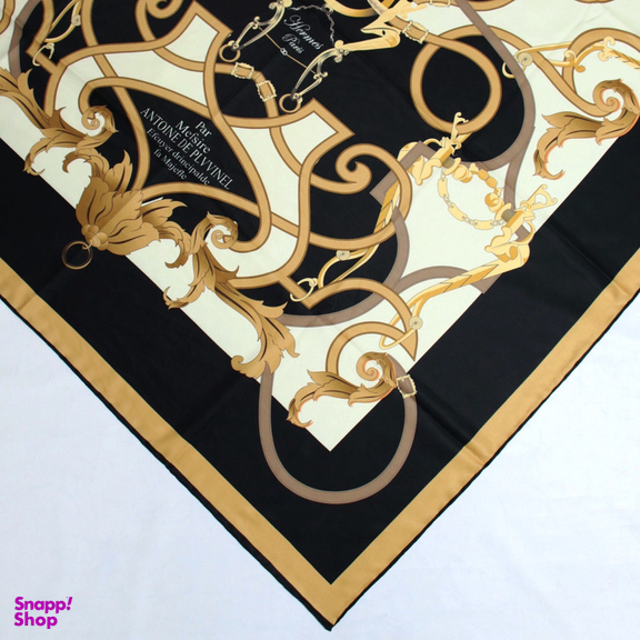 روسری زنانه آنالیا مدل ابریشم دور دست دوز کد 6057