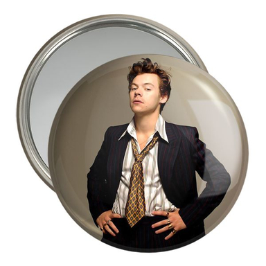 آینه جیبی خندالو مدل هری استایلز گروه موسیقی وان دایرکشن One Direction  کد 18943
