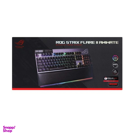 کیبورد مخصوص بازی ایسوس مدل ROG STRIX FLARE II ANIMATE