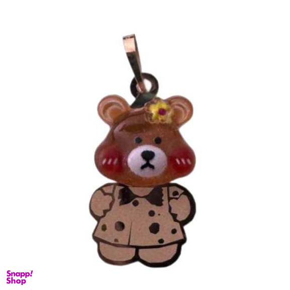 پلاک طلا 18 عیار بچه گانه اپال گلد مدل عروسکی خرسی کد sh0395