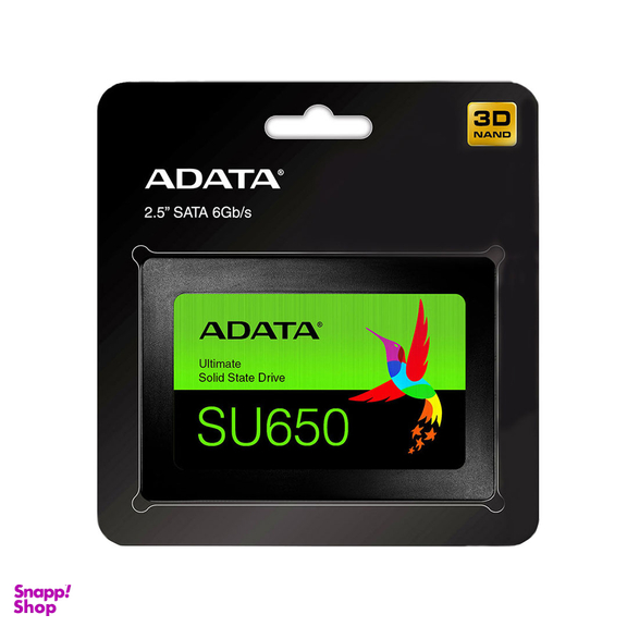 حافظه SSD ای دیتا مدل SU650 ظرفیت 512 گیگابایت