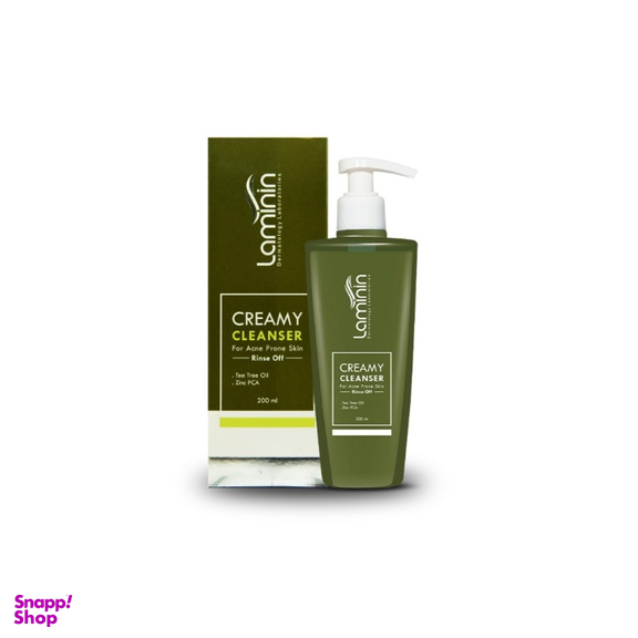 شوینده کرمی لامینین کد g115 مدل پوست های مستعد جوش حجم 200 میلی لیتر