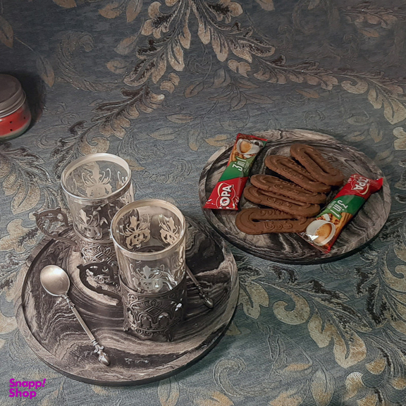 سینی بتنی مدل گرد بسته 2 عددی