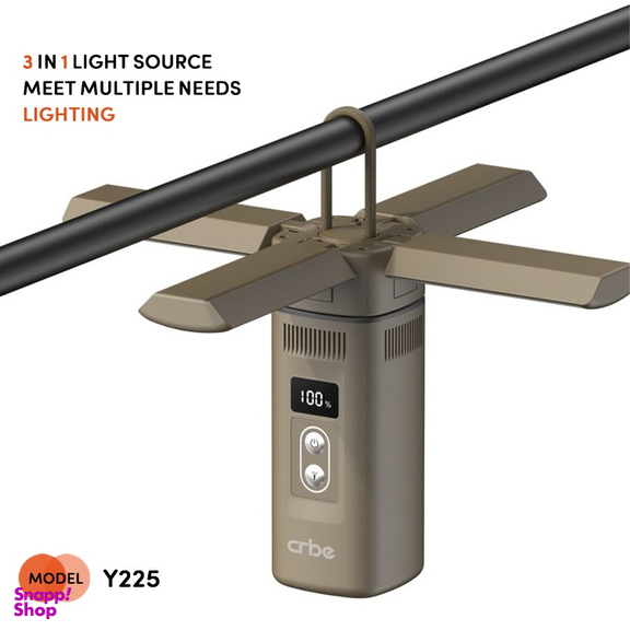 چراغ قوه و اسپیکر بلوتوثی قابل حمل کربی مدل Y225 POWERBANK