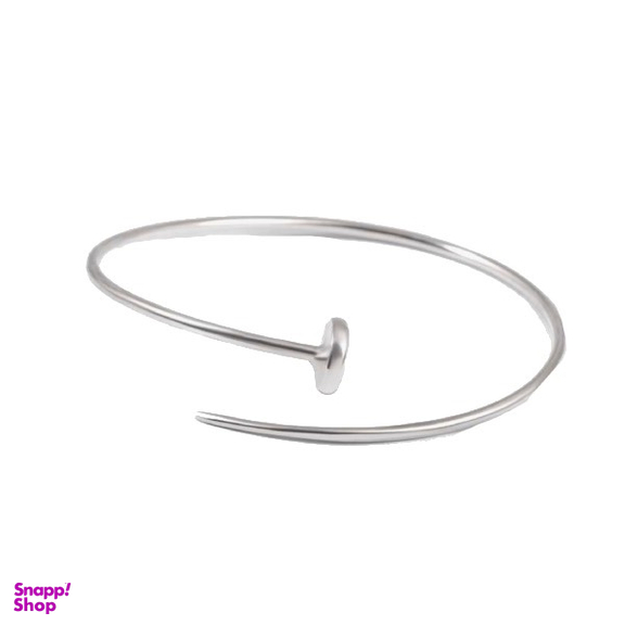 بنگل نقره زنانه مدل کارتیه کد 011