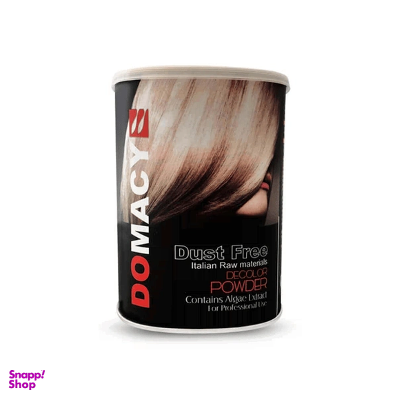 پودر دکلره بنفش دوماسی مدل Dust free وزن 400 گرم