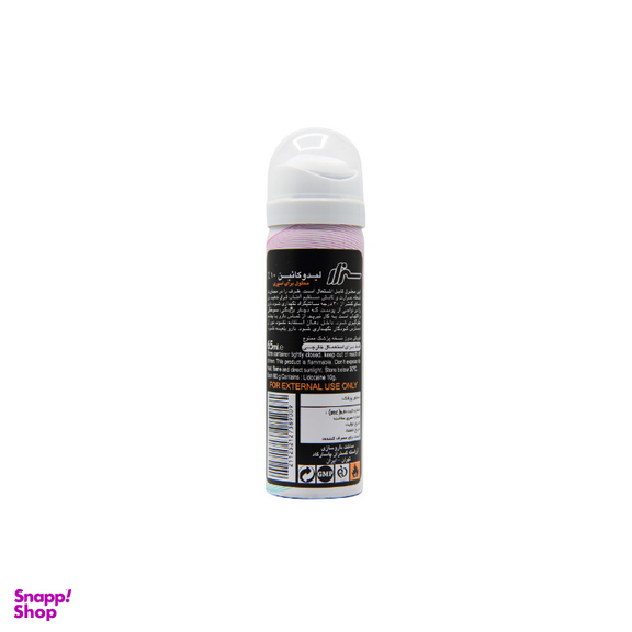 اسپری تاخیری 10 درصد لیدوکائین سزار مدل silver حجم 65 میلی لیتر