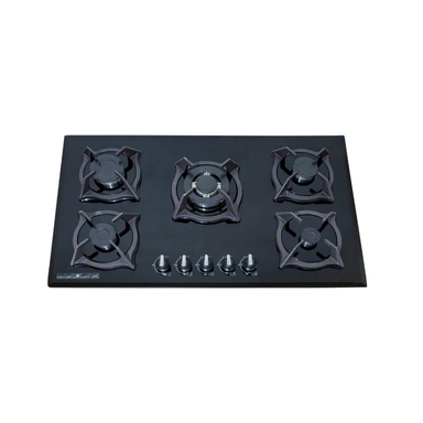 اجاق گاز شیشه ای صفحه ای پنج شعله تیروژ مدل GP506c