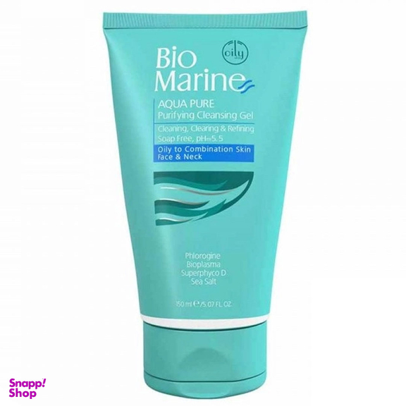 ژل شستشوی صورت بایومارین مدل Aqua Pure حجم 150 میلی لیتر