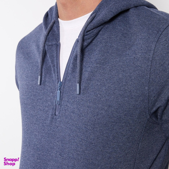 هودی مردانه ال سی وایکیکی مدل Creamer رنگ آبی