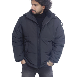کاپشن مردانه مدل ضد آب کد 131 رنگ مشکی