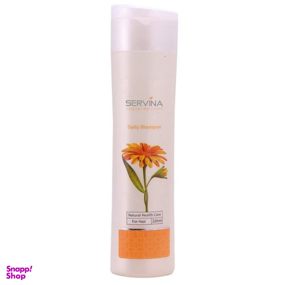 شامپو موی سر سروینا مدل روزانه حجم 220 میلی‌ لیتر