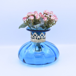 گلدان شیشه ای  مدل دست ساز