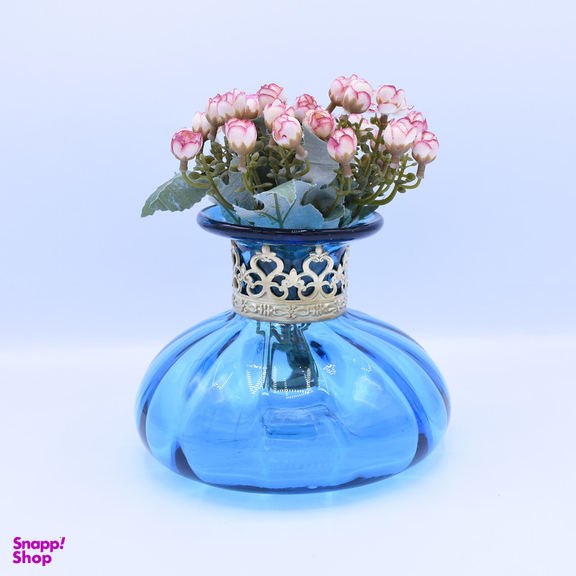گلدان شیشه ای  مدل دست ساز