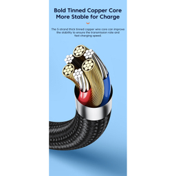 کابل تبدیل USB-C به Lightning توکی مدل TQ-X25 طول 2 متر