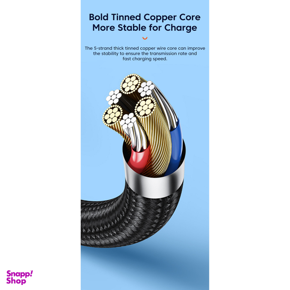 کابل تبدیل USB-C به Lightning توکی مدل TQ-X25 طول 2 متر