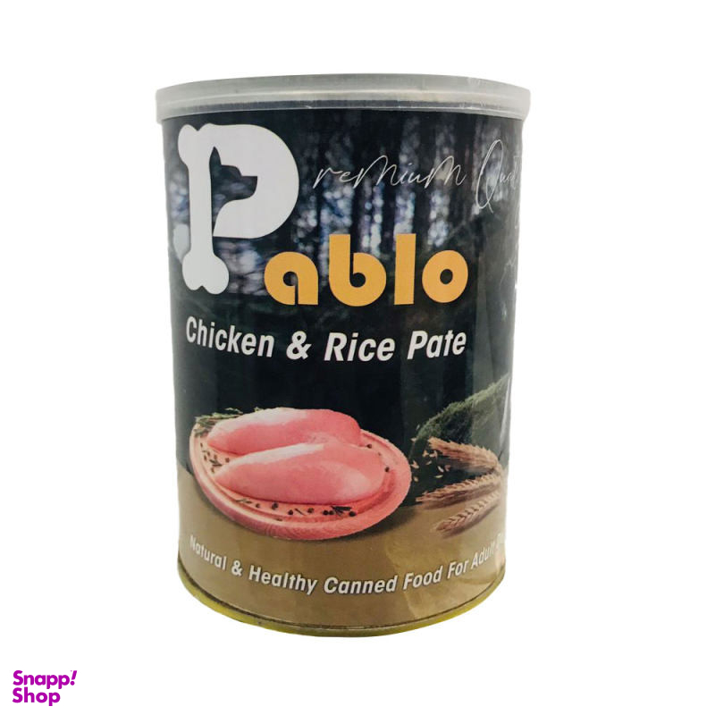 کنسرو سگ پابلو مدل chicken&rice pae وزن 400 گرم