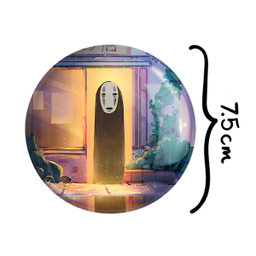 آینه جیبی خندالو طرح نوفیس انیمه شهر اشباح Spirited Away مدل تاشو کد 12099