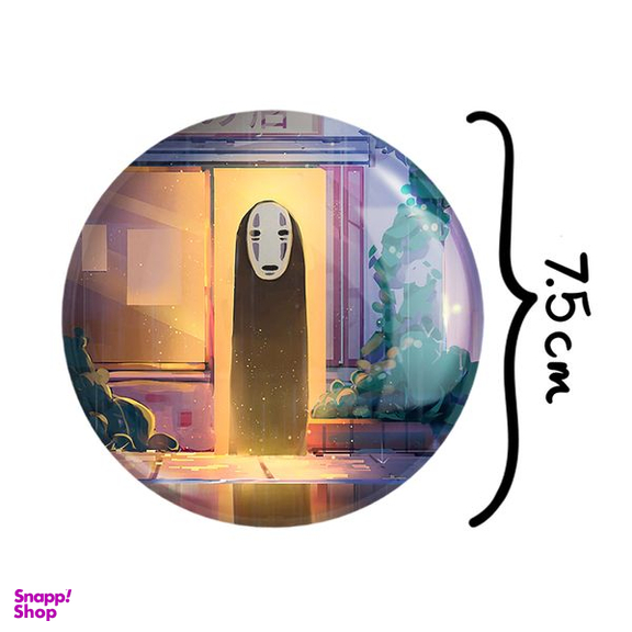 آینه جیبی خندالو طرح نوفیس انیمه شهر اشباح Spirited Away مدل تاشو کد 12099