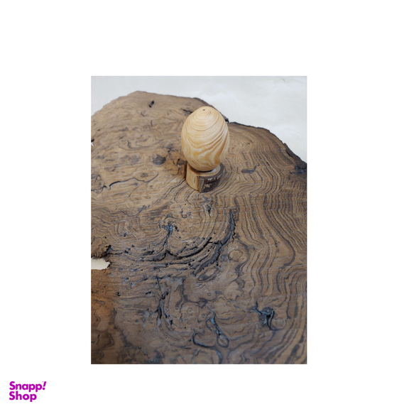 تخم مرغ چوبی منبت کاری مدل تزیینی کد TO001