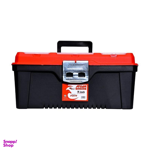 جعبه ابزار پلاستیکی آروا کد 4539 سایز ۱۶ اینچ