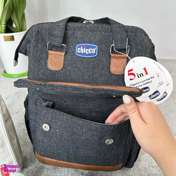 کوله پشتی لوازم کودک چیکو طرح چرم مدل CH330
