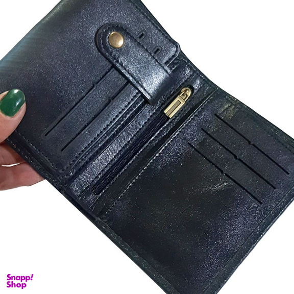 کیف پول نیم کتی چرم طبیعی کد 508