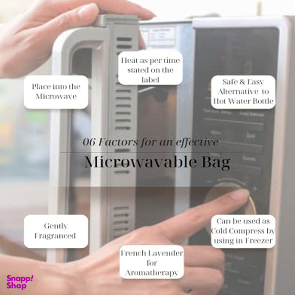 کیسه تسکین درد هیاهو مدل آروماتراپی اسانس بابونه کد Wheat-38x28-3