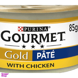 کنسرو غذای گربه گورمت مدل پته مرغ Chicken Pate وزن 85 گرم