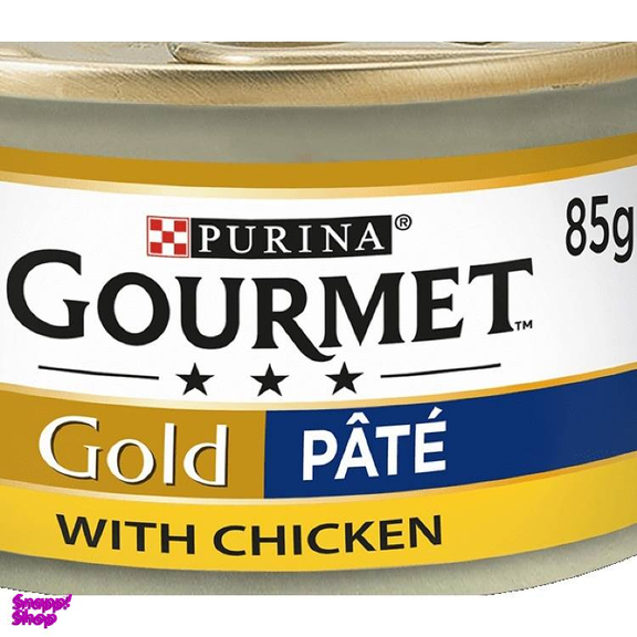 کنسرو غذای گربه گورمت مدل پته مرغ Chicken Pate وزن 85 گرم