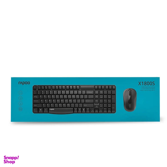 کیبورد و موس بی سیم رپو مدل X1800S