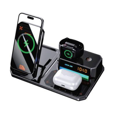 شارژر مغناطیسی و پایه نگهدارنده گرین لاین مدل 6IN1 Multi Functional Wireless