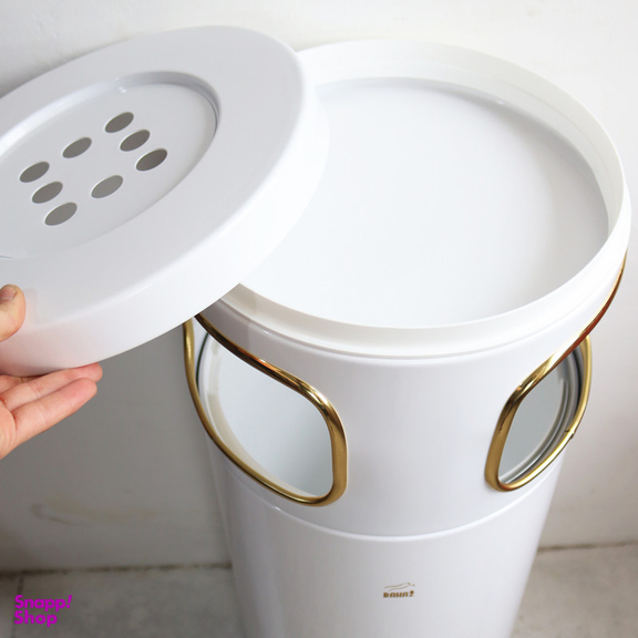 سطل زباله بهازکالا مدل کنار سالنی کد YPBZ-153-80CM