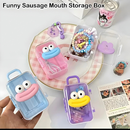 چمدان فانتزی اکسسوری طرح لبخند