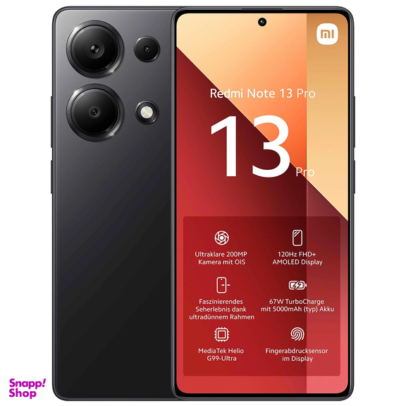 گوشی موبایل شیائومی مدل Redmi Note 13 Pro 4G دو سیم کارت ظرفیت 256 گیگابایت رم 8 گیگابایت