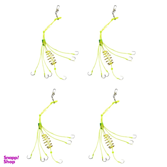 فنر فیدر ماهیگیری مدل 9 بسته 4 عددی