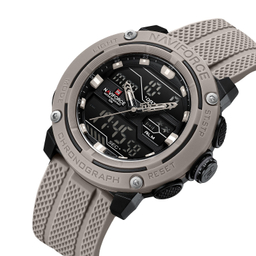 ساعت مچی دیجیتال مردانه نیوی فورس مدل NAVIFORCE 7114 خاکستری کم رنگ