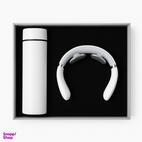 ست هدیه مدل ماساژور گردن و فلاسک گنجایش 0.5 لیتر