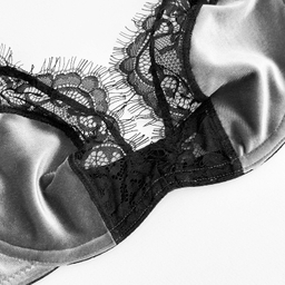 ست سوتین و شورت زنانه نوشه پوش مدل پلانچ کد 85001 رنگ طوسی