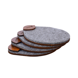 زیر لیوانی مدل نمدی Apple-4