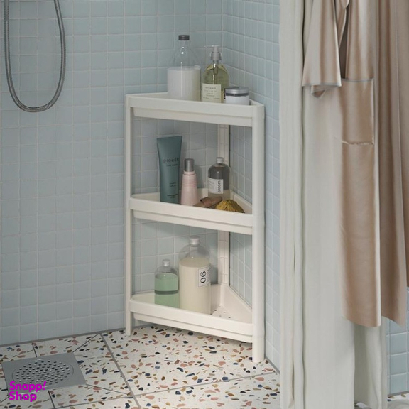 قفسه گوشه حمام ایکیا مدل وسکن کد 704.710.92