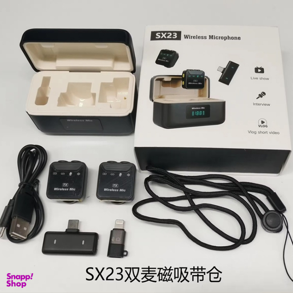 میکروفون بی سیم یقه ای دو کاربره مدل SX23